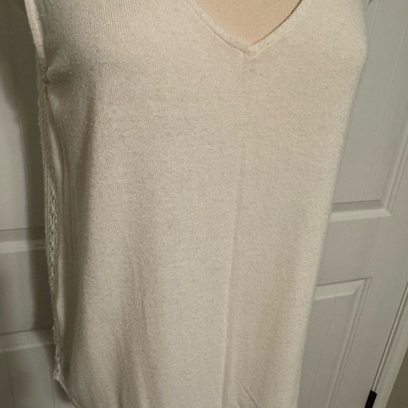 Miss Me Cream Sleeveless Tank Top - Picture 3 of 7